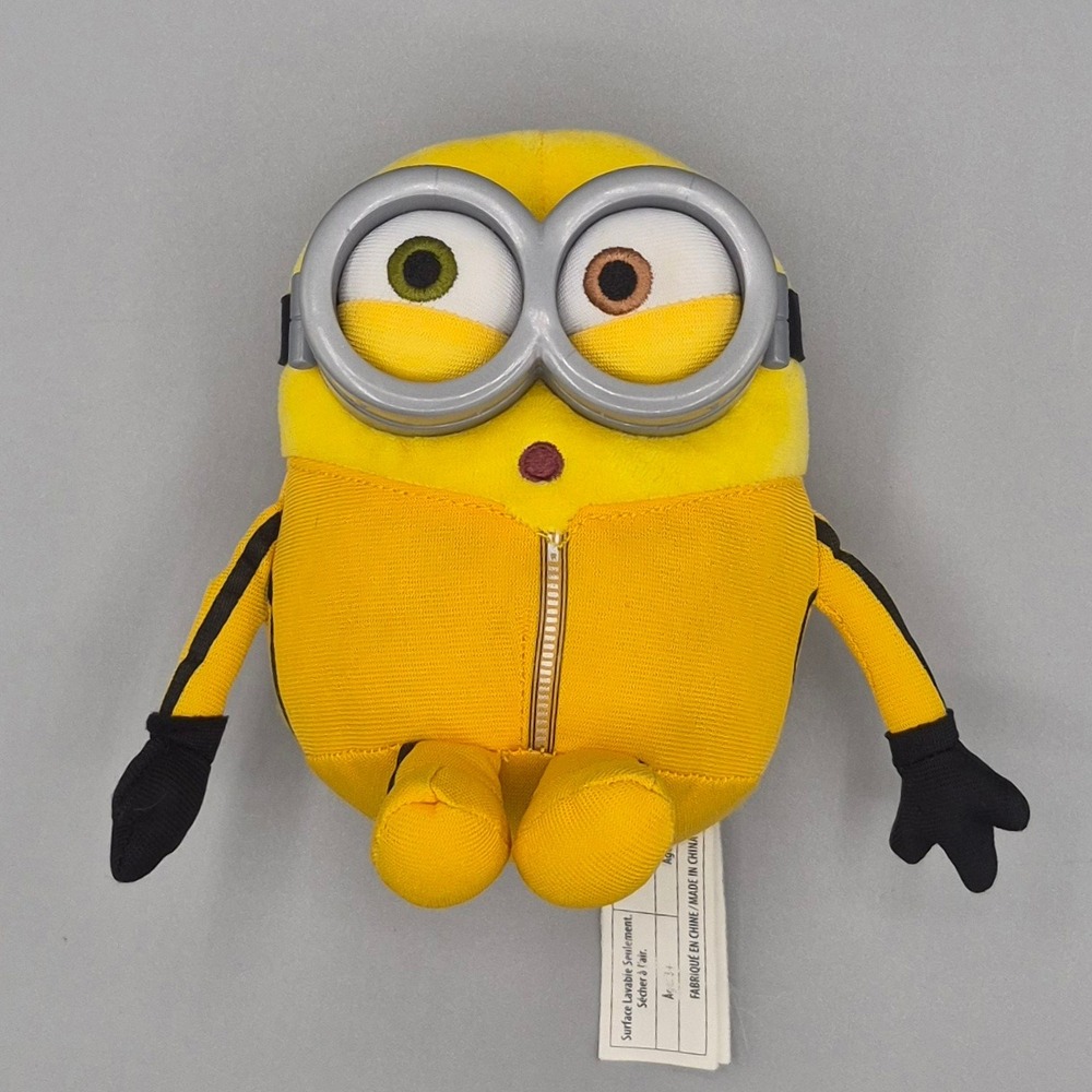 Illumination Minions The Rise of Gru Otto Plush Yellow Tracksuit Stuffed Toy 7in